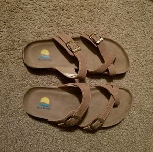 Maui island brown sandals